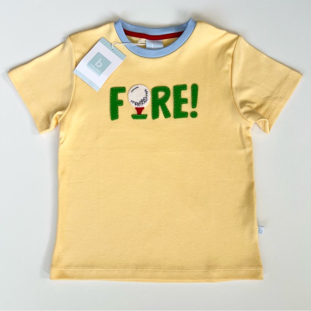 NWT Bella Bliss Boys Fore Golf Tee Shirt - 5